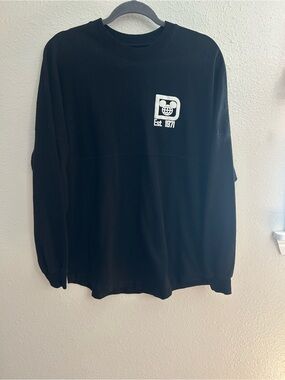 Walt Disney World Print Black Spirit Jersey Disney Parks Womens Size S